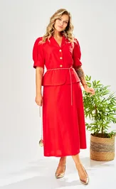Костюм Ava fashion М-214 красный