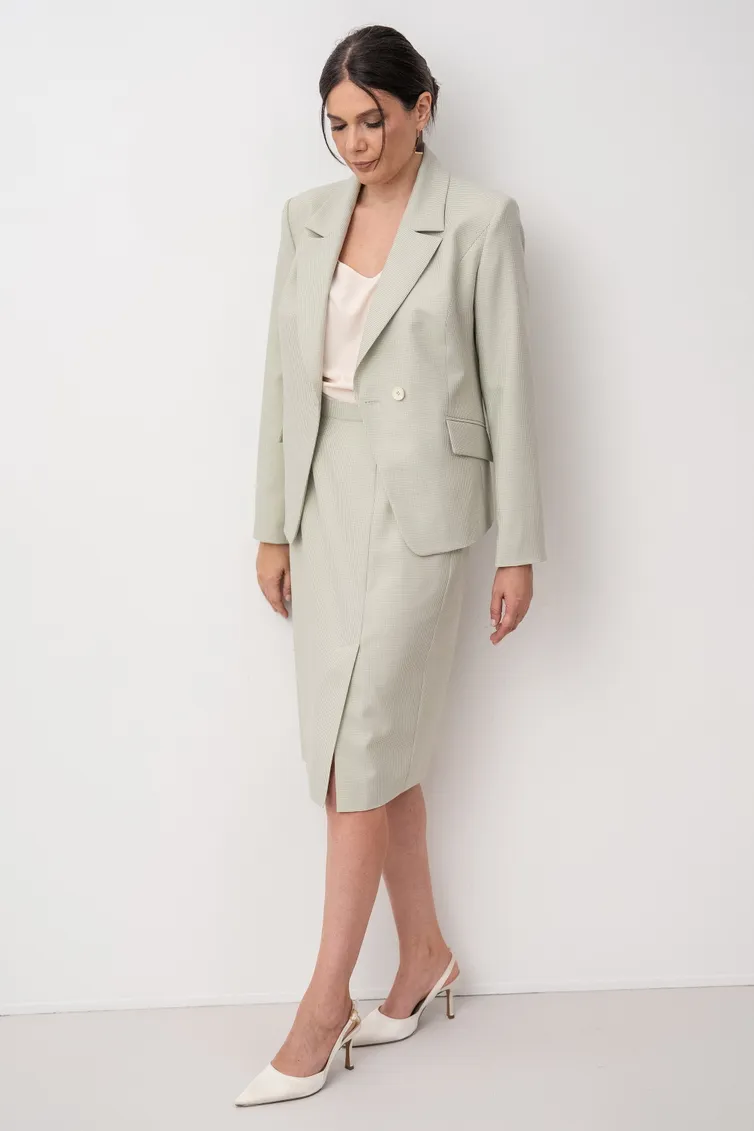 Жакет FASHION CENTRE арт. Пш-4137 эвкалипт