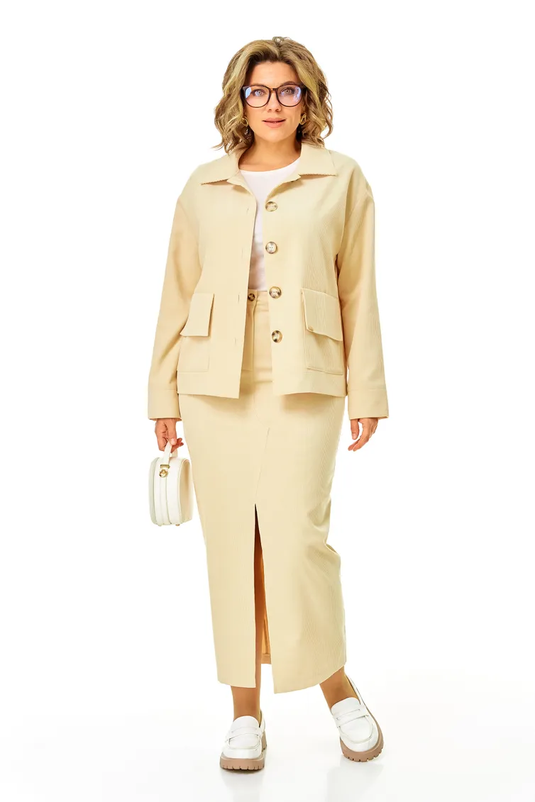 Garnitur Anastasia #1384 slivochnyj