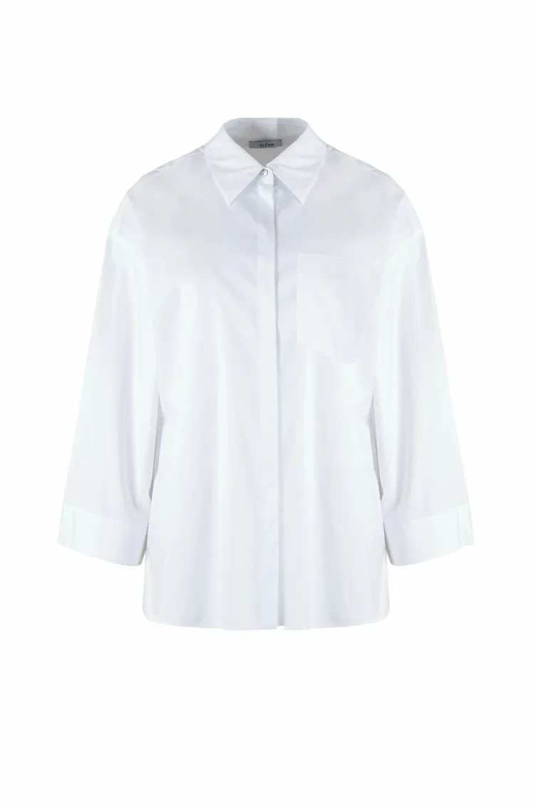 Blouse Elema #2K-1033 belyj 164
