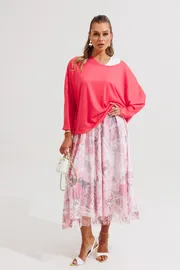 Zestaw Anastasia #1375 belyj+korall