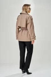 Тренч Ava fashion #M-234 mokko
