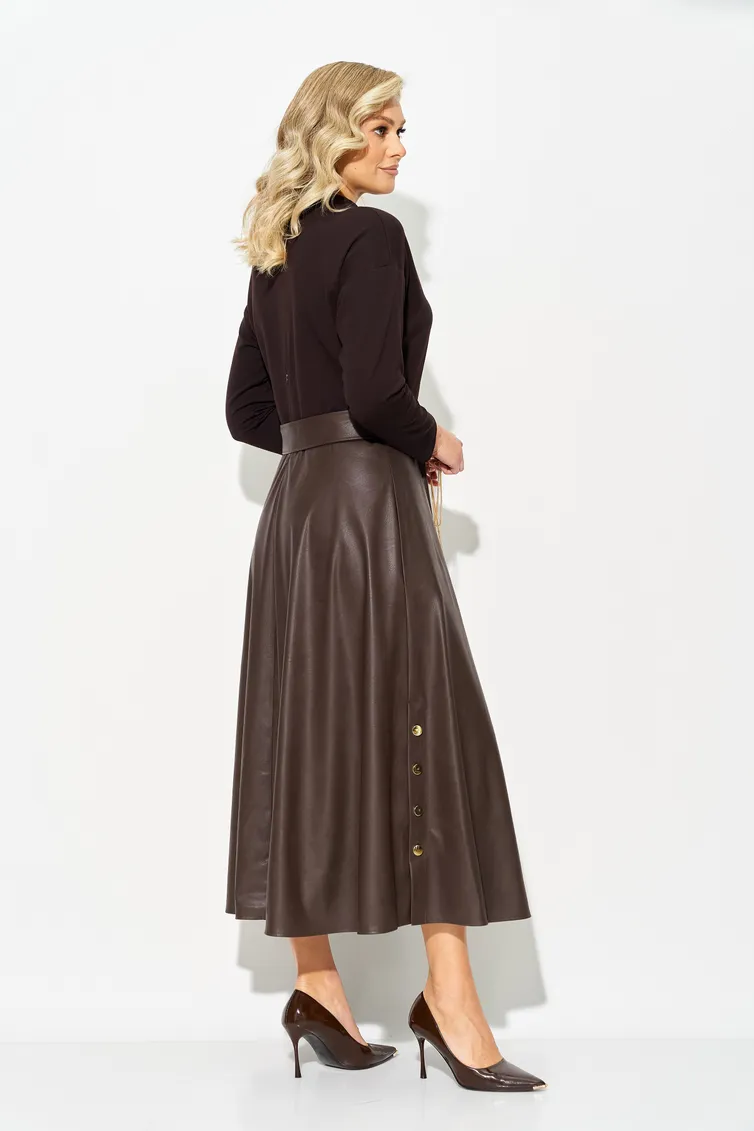 Dress Liliana #1578 shokolad