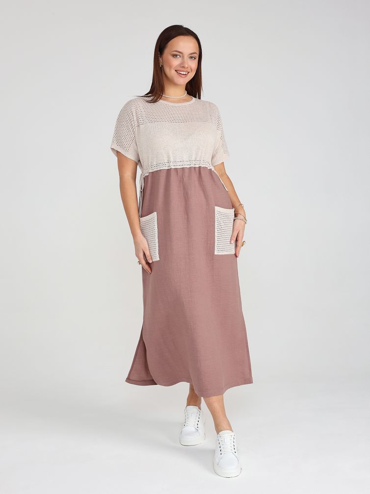 Sukienka BONADI #1964 kapuchino