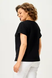 Блузки, туники Rumoda арт. 2239 (короткий рукав) черный