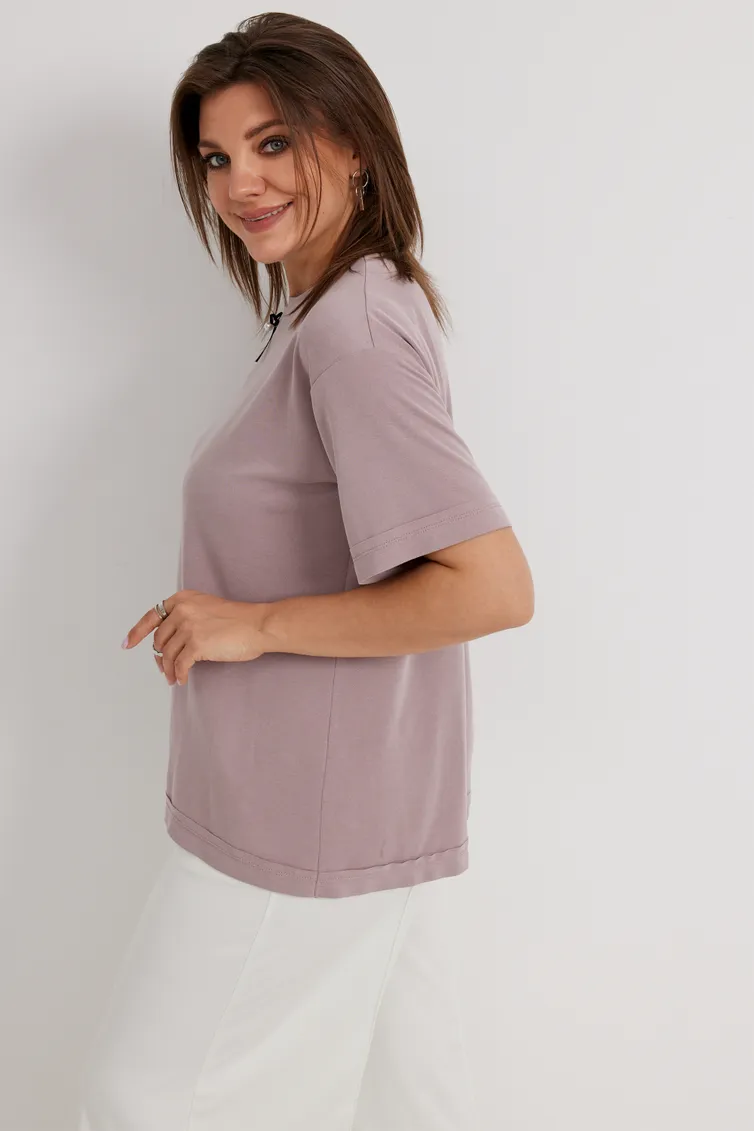 Bluzka BegiModa #4134 rozovyj pepel