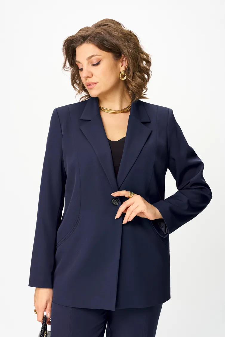 Suit Vilena-fashion #1097 sinij