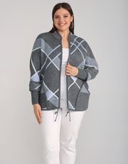 Кардиган BONADI арт. 1758 серый-голубой