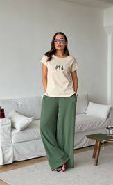 Костюм Dilana Vip 2139 бежевый/зеленый