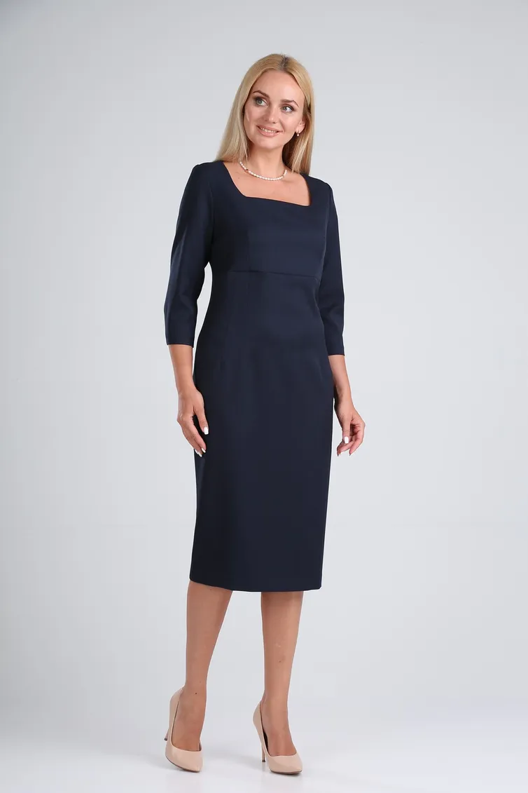 Sukienka Vilena-fashion #732 temno-sinij