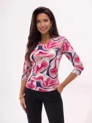 Blouse nika.pl #010135 Aga-1 krasno-sin
