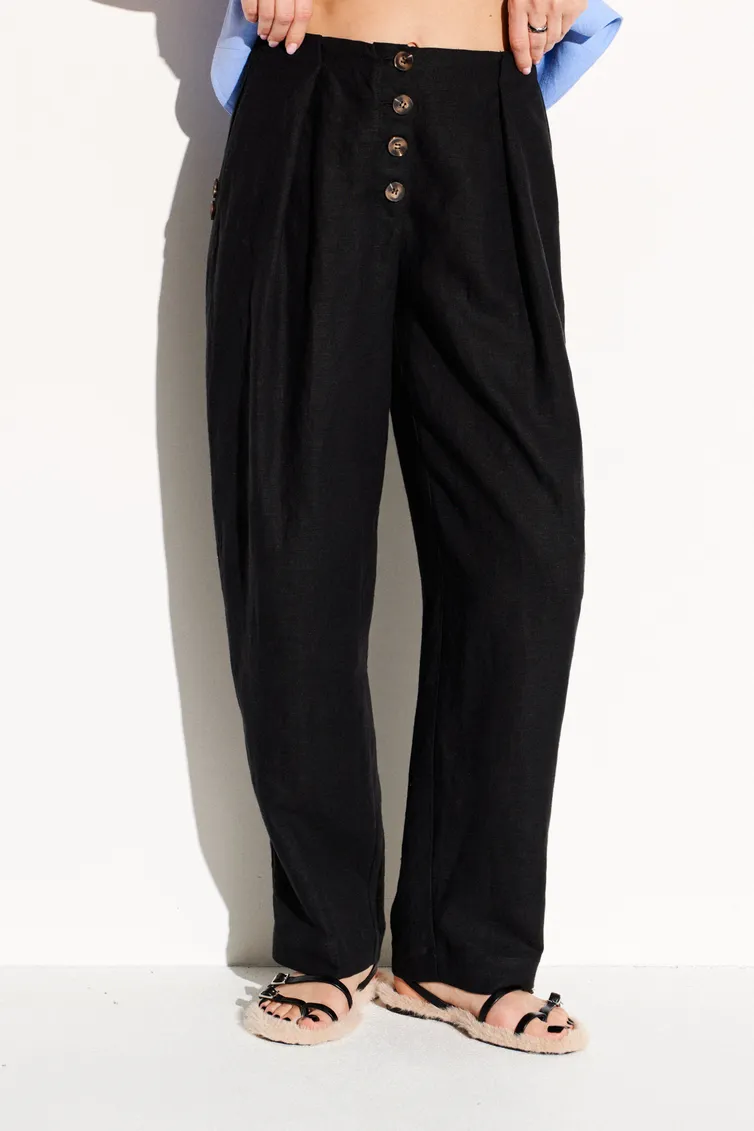Trousers Elletto Life #12399 chernyj