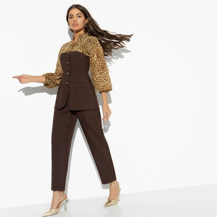Костюм CHARUTTI арт. Подчеркни главное (safari brown, 2 в 1)