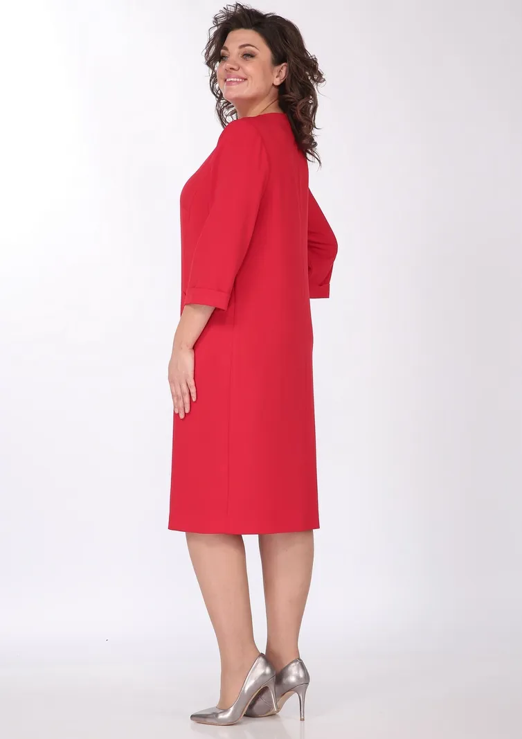 Sukienka Vilena-fashion #842 krasnyj