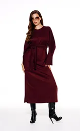 Sukienka Elletto Life 11160 bordo