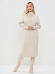 Платье Newvay арт. 9242-92037 кокосовое мол