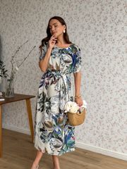 Платье Dilana Vip арт. 2141 цветочный принт