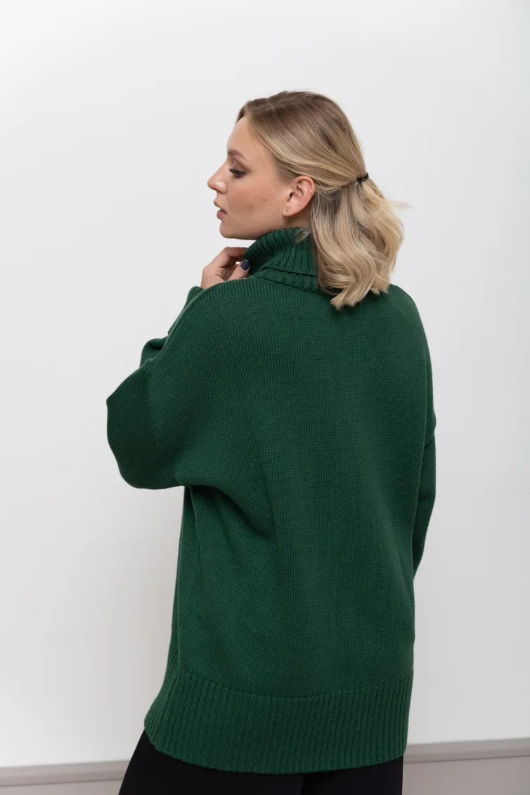 Sweter Romgil #RV0070-XL1 temno-zelenyj