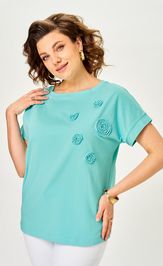 Блузон Rumoda 2288 бирюзовый