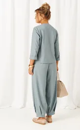 Suit Beautiful & Free 6507 sero-goluboj