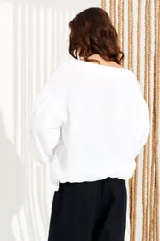 Blouse Elletto Life #13988 belyj