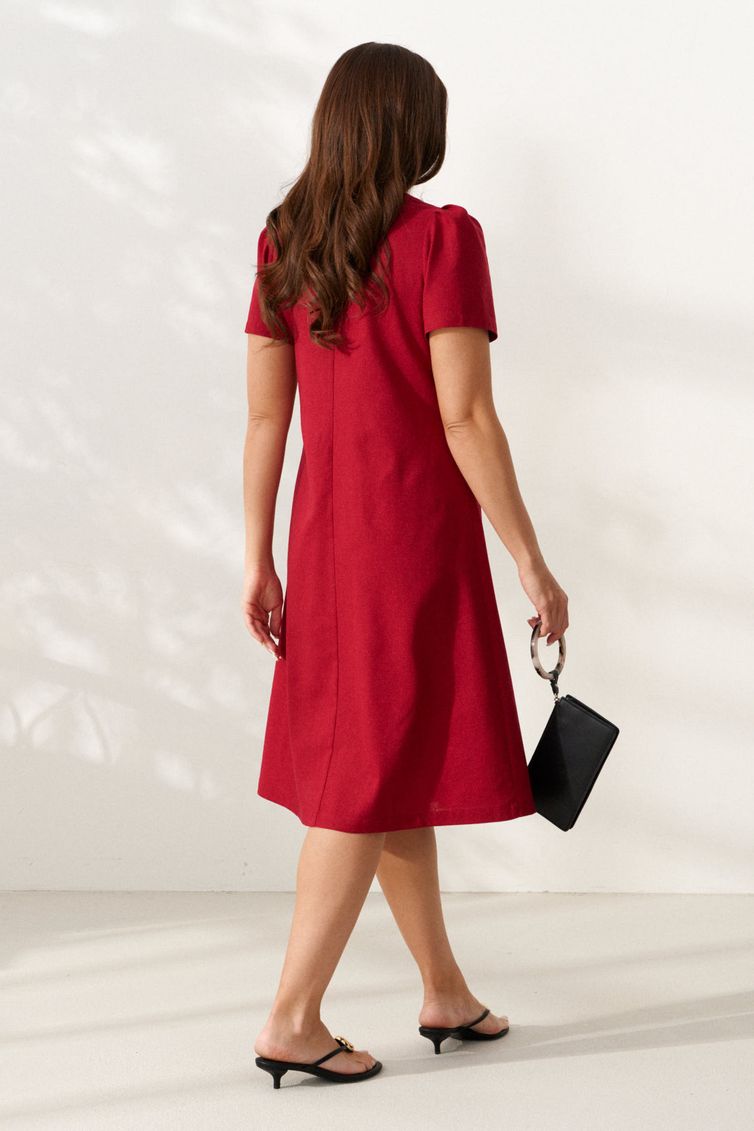 Sukienka Alta Moda #1033-8 krasnyj