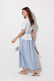 Платье Люше арт. 4378 голубой