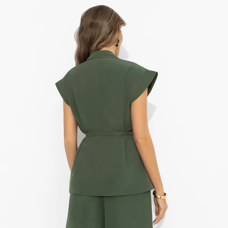 Waistcoat CHARUTTI #Slishkom modno (zelenyj)