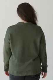 Sweter Romgil #TZ793Sh olivkovyj