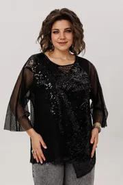 Bluzka Anelli Laurel #1781 chernyj avantyurin