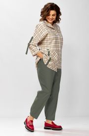 Комплект Milora арт. 1438 клетка + зеленый