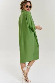 Sukienka SOVA #11181 zelenyj