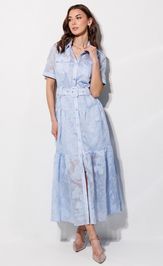 Платье Люше 4364 голубой