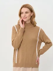 Jumper Newvay #9252-94222 karamelnyj kofe/bel