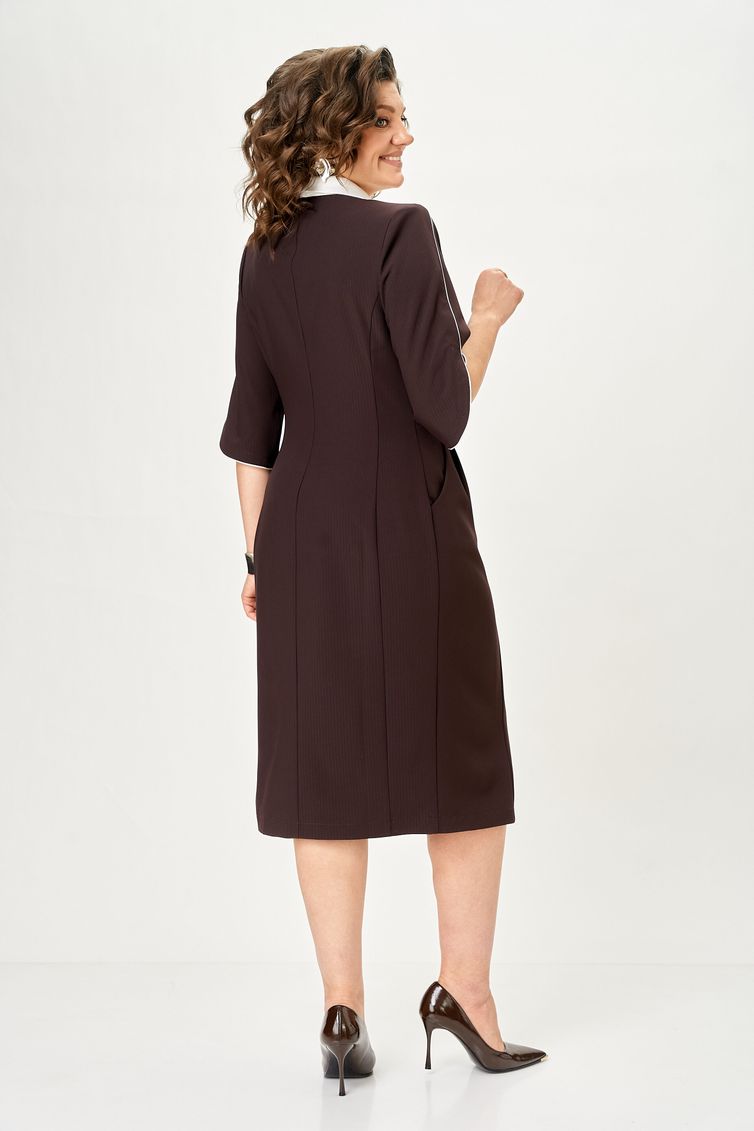 Платье Anastasia MAK арт. 1308 коричневый