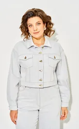 Żakiet Anastasia MAK 1344 goluboj