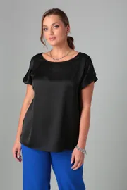 Блузка BLISS арт. 8700 Черный CAMILE