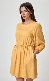 Платье Anelli Laurel 1235 желтый
