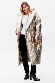 Płaszcz PRATA wear #S023 zolotoj