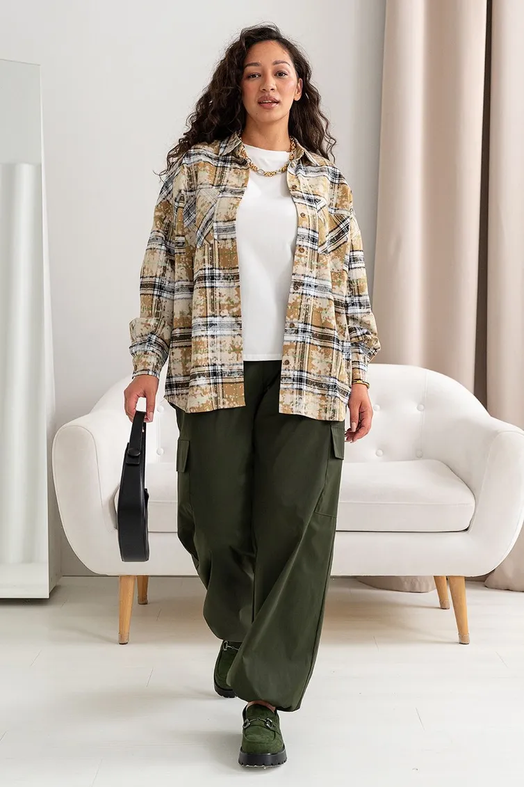 Shirt TOOK A LOOK & Angelika #MD-24 oxra