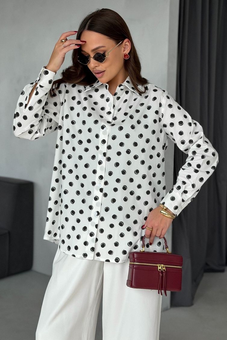 Koszula TND #M194 belyj