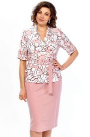 Костюм Milora арт. 1361 розовый + цветы