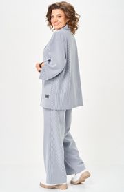 Костюм БелЭльСтиль арт. 884-333/601-308 голубая полоска