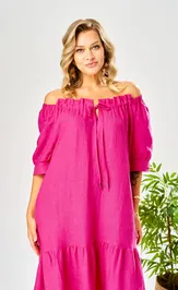 Платье Ava fashion М-211 фуксия