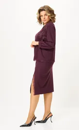 Garnitur Vilena-fashion 1169 burgundi