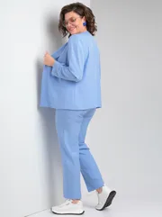 Garnitur Vilena-fashion #907 goluboj