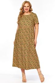 Sukienka LadyThreeStars #2681 yantarnyj