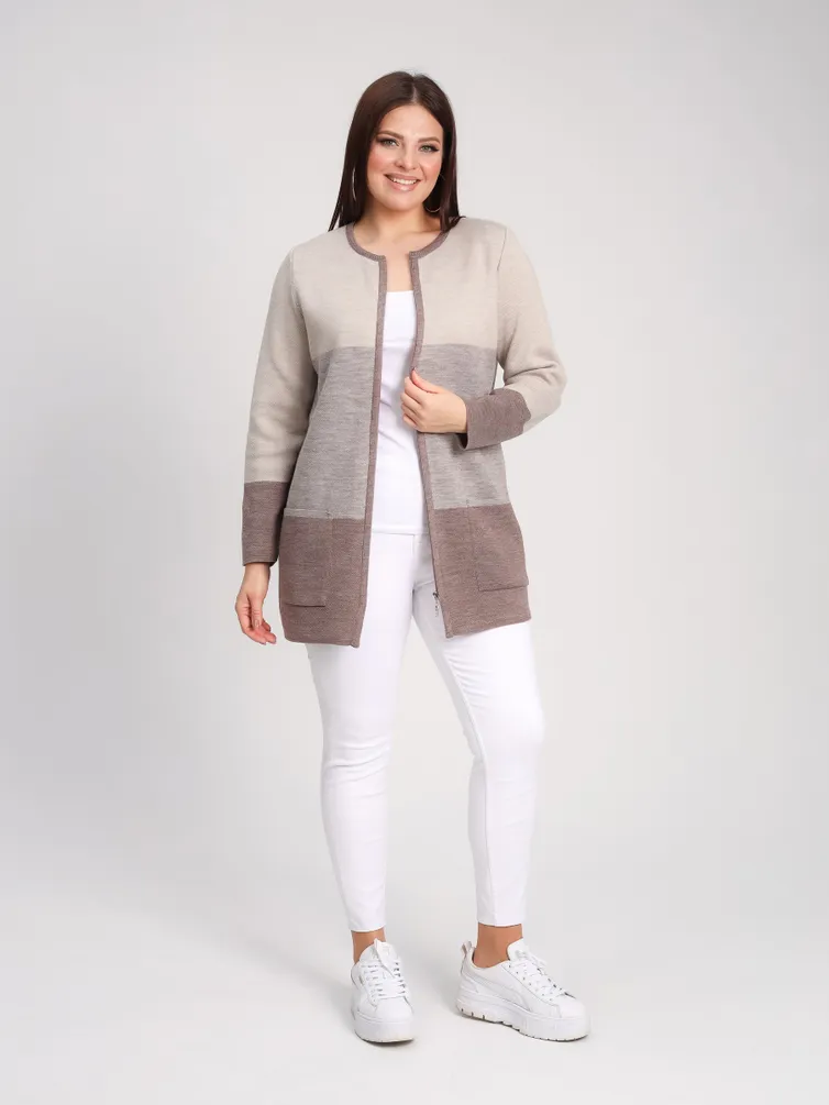 Sweter BONADI #1916 kapuchino