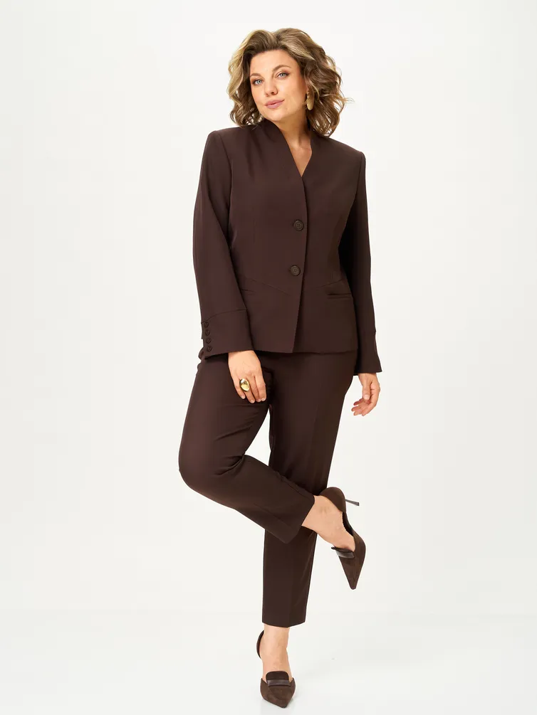 Suit Vilena-fashion #1177 shokolad