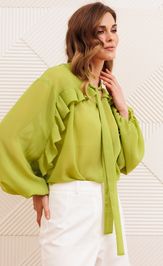 Блузка GIZART 15410 салатовый